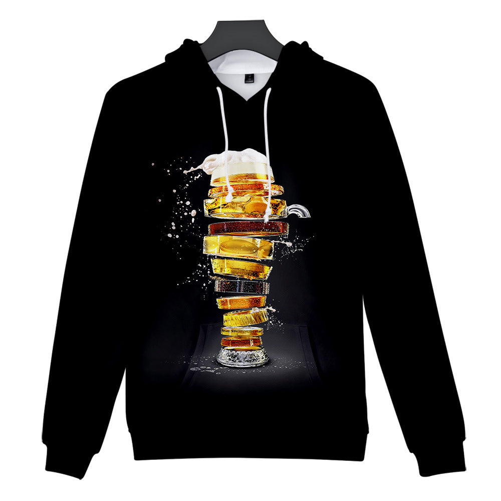 Trendy Narrative Hooded Urban Sweatshirt