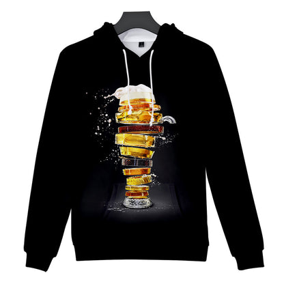 Trendy Narrative Hooded Urban Sweatshirt