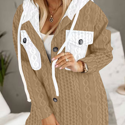 Fashion New Hooded Coat Women's Clothing