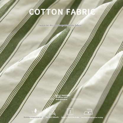 Japanese Minimalist Stripe Long Sleeve Fashion Shirt
