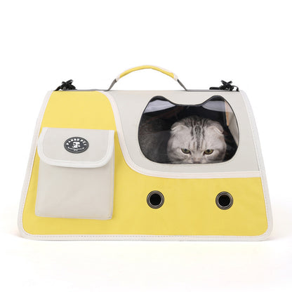 Convenient Outing Pet Backpack Spacious Breathable Crossbody