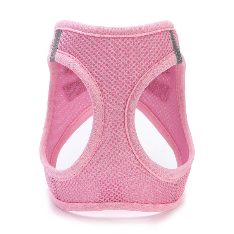 Cat Pulling Rope Vest-style Slip Dogs And Cats Rope Pet Outing Mesh Cat Leash