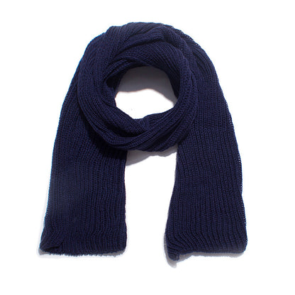 Korean Autumn And Winter Acrylic Solid Color Woolen Scarf