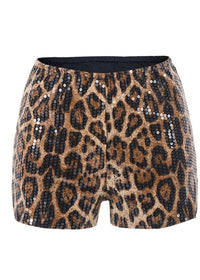 Leopard Print Shorts