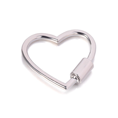 Alloy Decorative Heart-shaped Connection Buckle Accessories
