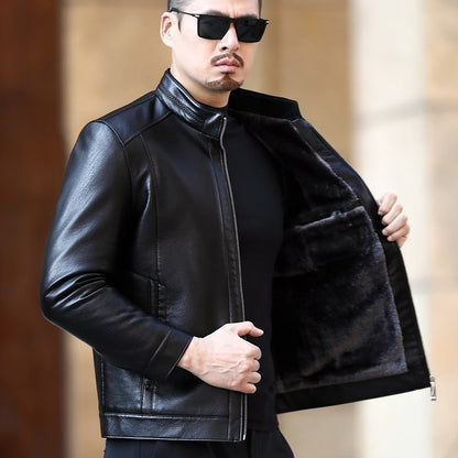 Middle-Aged Elderly Fur Jacket Luxurious Age-Graceful Warmth