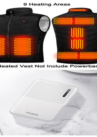 Black 9heating areas XL