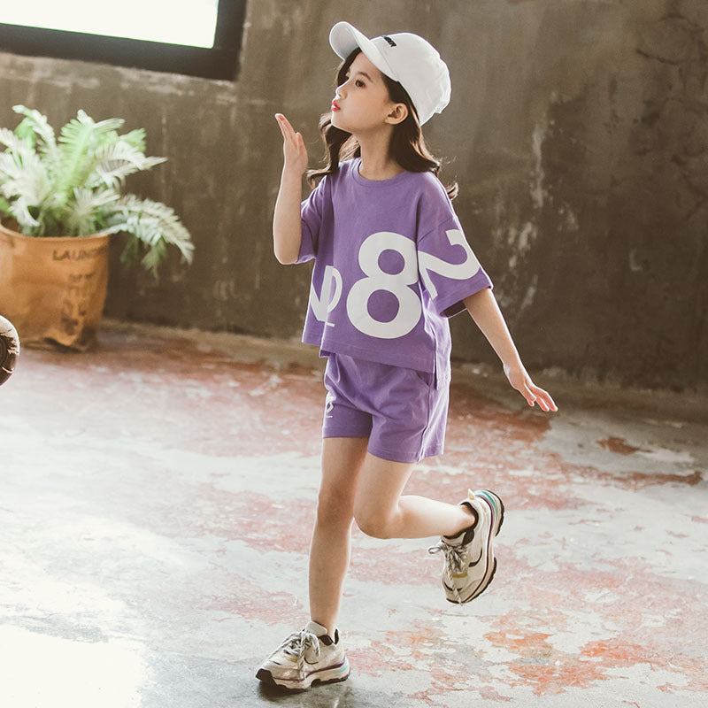 The Athletic Lounge: Girls’ Loose Sport Two-Piece Set