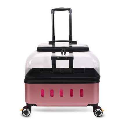 Cat Trolley Out Cat Bag Dog Portable Consignment Flight Case