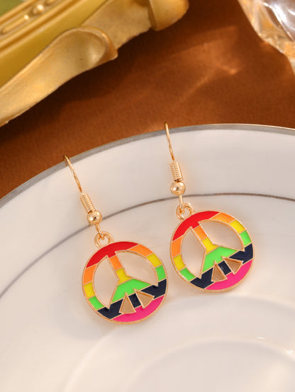 Creative New Rainbow Flag Rainbow Love Rainbow Earrings