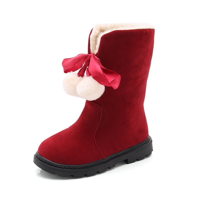 The Winter Princess: Warm Cotton Long Boots