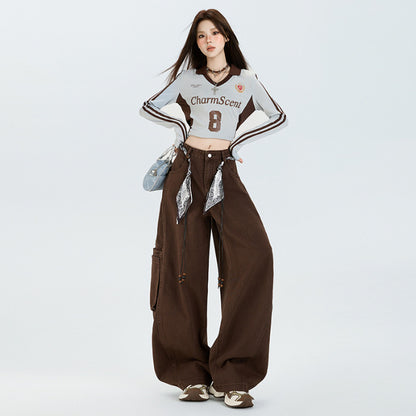 Large Workwear With Pocket Retro Commuter Jeans