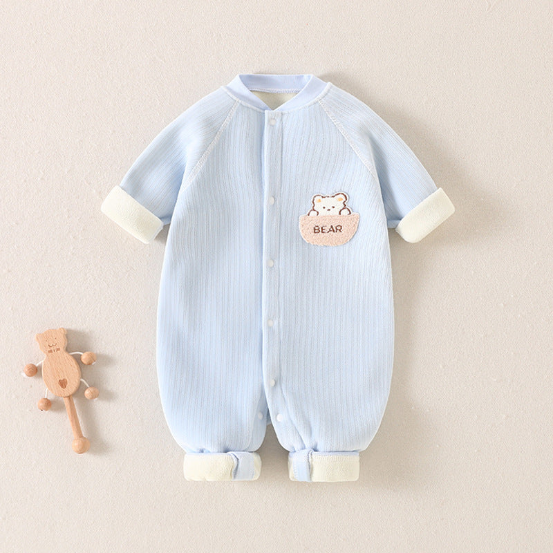 The First Winter: Autumn & Winter Newborn Jumpsuit
