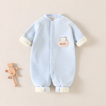 The First Winter: Autumn & Winter Newborn Jumpsuit