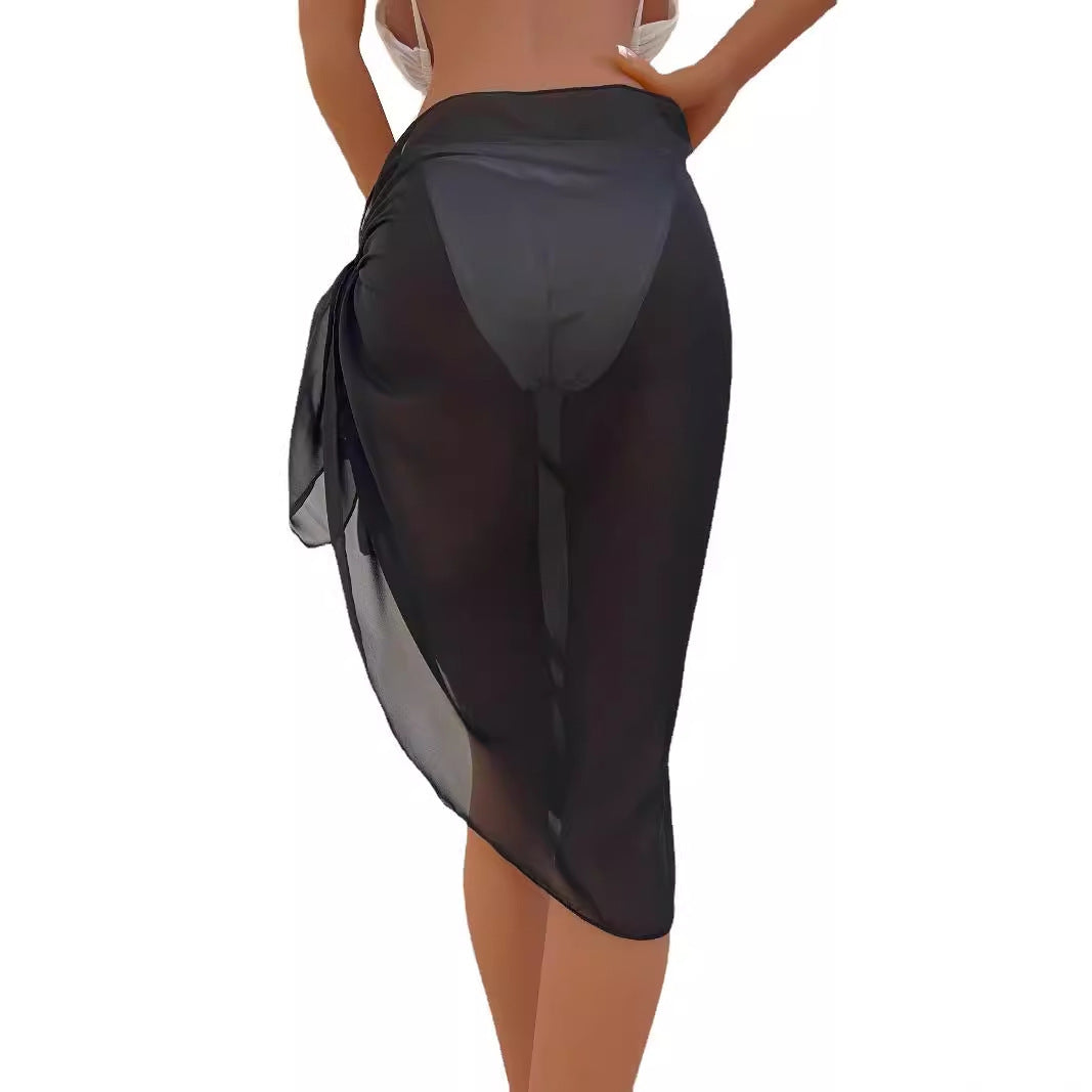 Women's Chiffon Light See-through Sexy Skirt