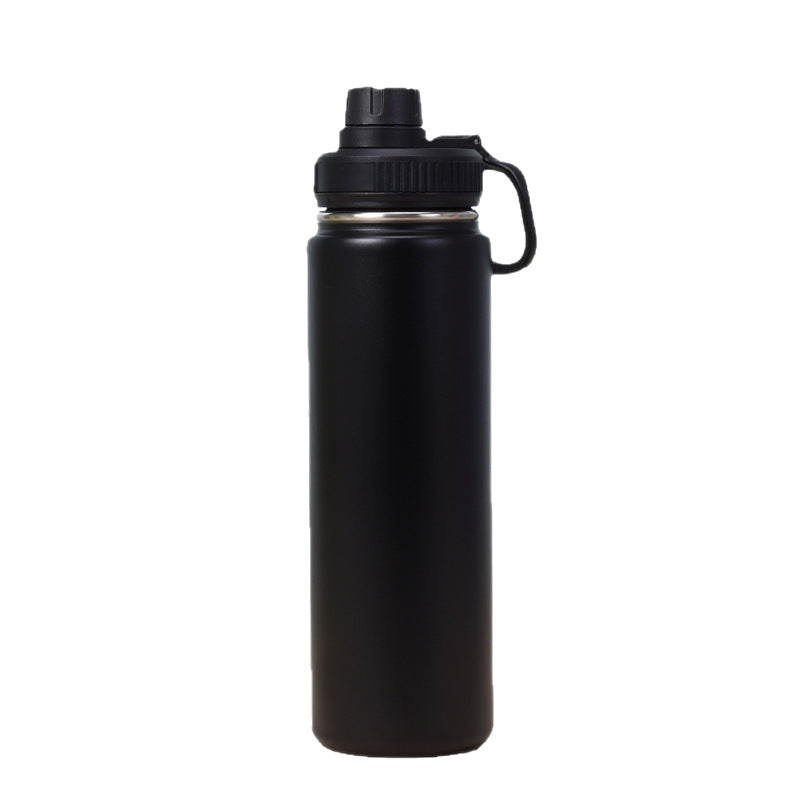 Dopamine Color Scheme Fitness Yoga Water Bottle 710ml Large Capacity Stainless Steel Portable Insulation