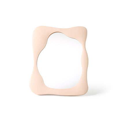 Simple Special-shaped Living Room Cosmetic Mirror Desktop Plastic Irregular Cosmetic Mirror