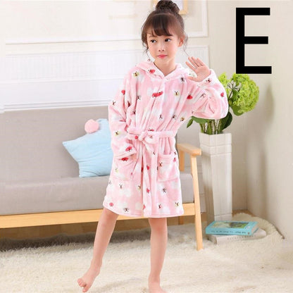 All-Season Heirloom: Thickened Flannel Children’s Robe