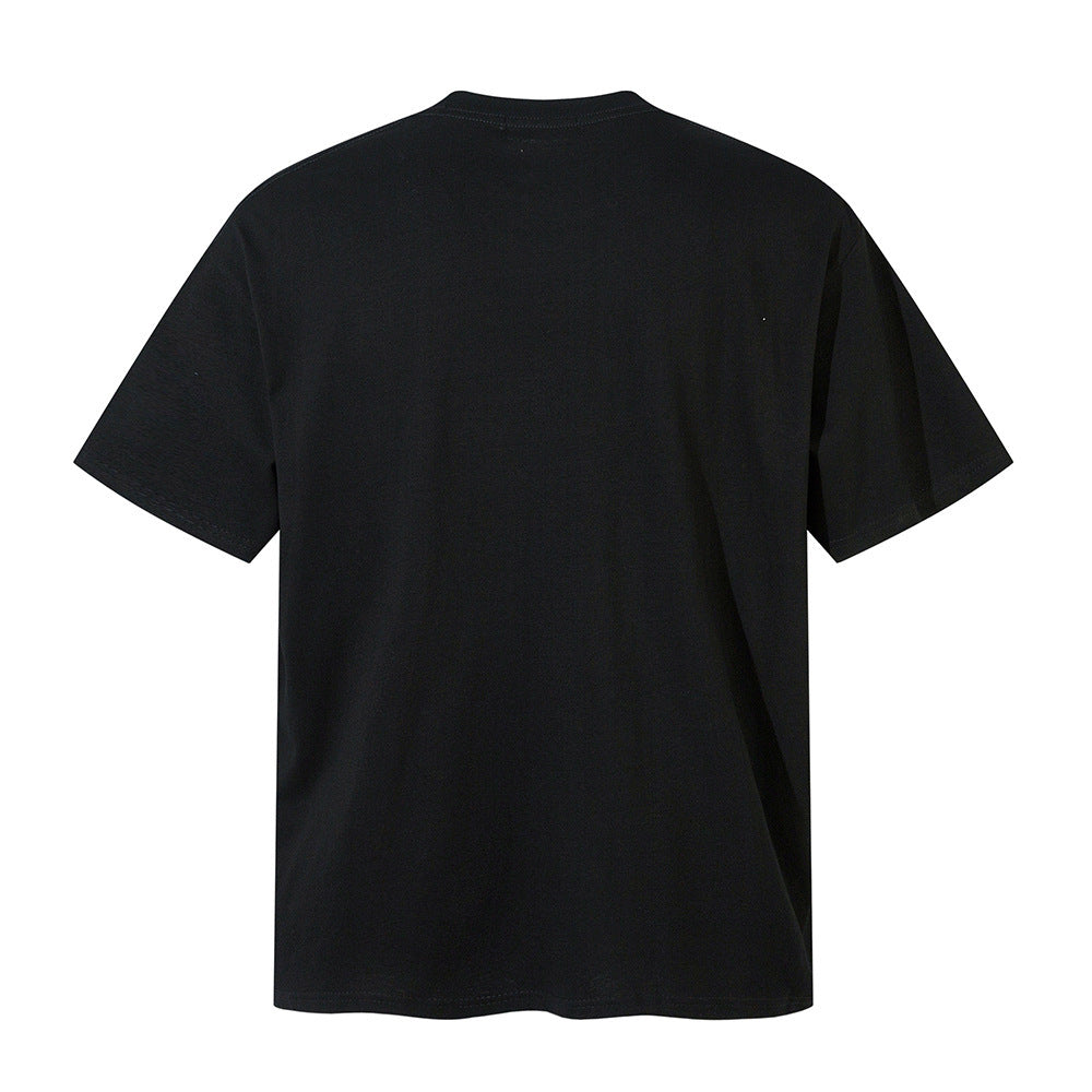 Pure Cotton Loose Short Sleeve T-shirt Men