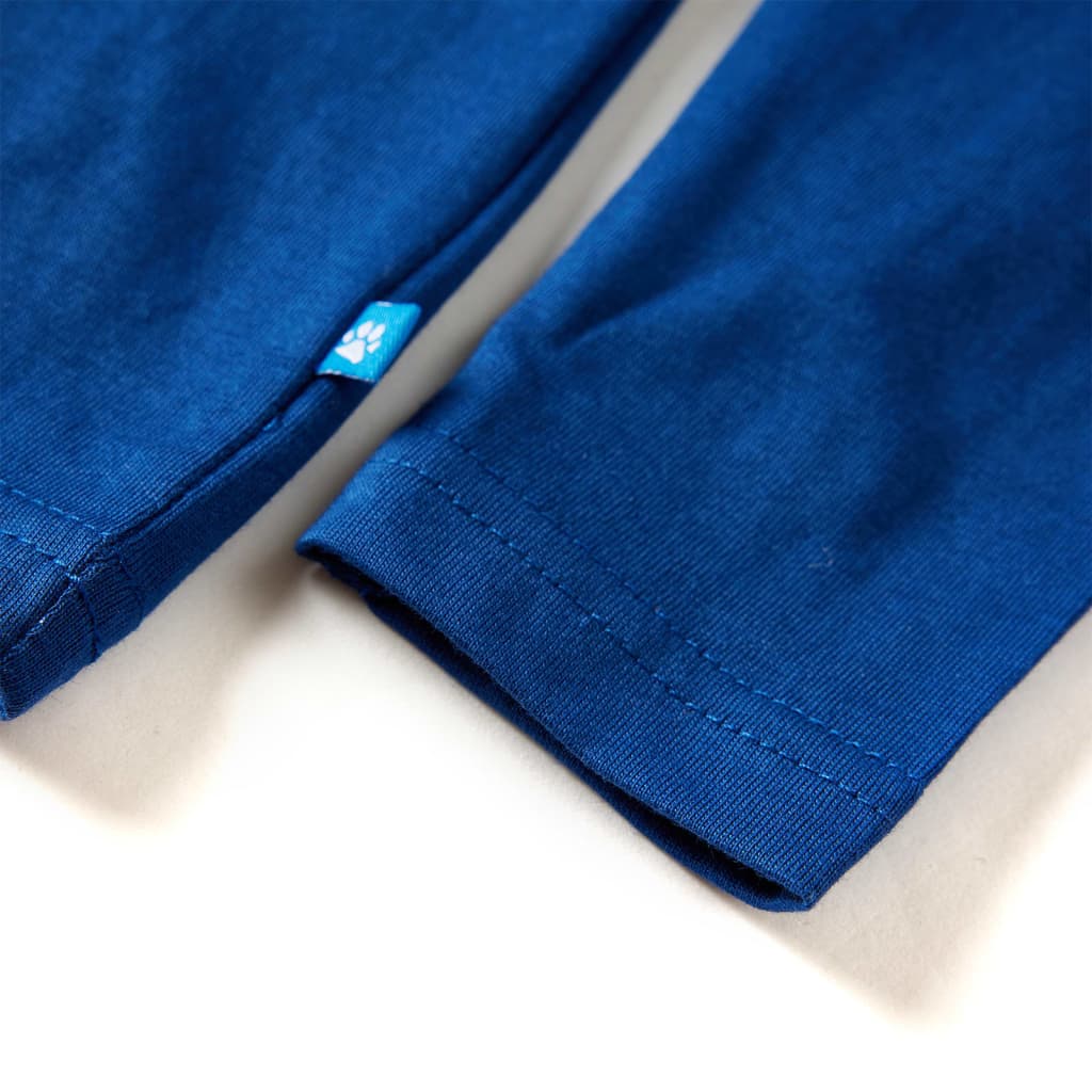 The Deep Sea: Dark Blue Signature Long Sleeve Shirt