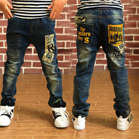 Boys Denim Trousers Childrens Clothing Rugged Reliability