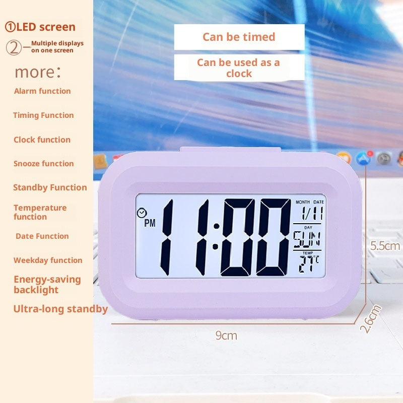 Desktop Alarm Clock Fashionable Smart Multifunctional Electronic Clock