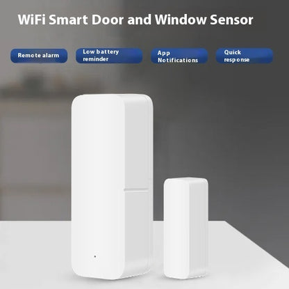 Smart Wi-Fi Magnetic Door And Window Alarm Sensor Door Stopper Door Alarm