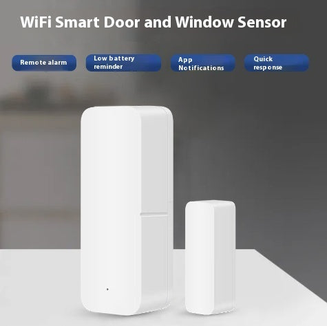 Smart Wi-Fi Magnetic Door And Window Alarm Sensor Door Stopper Door Alarm