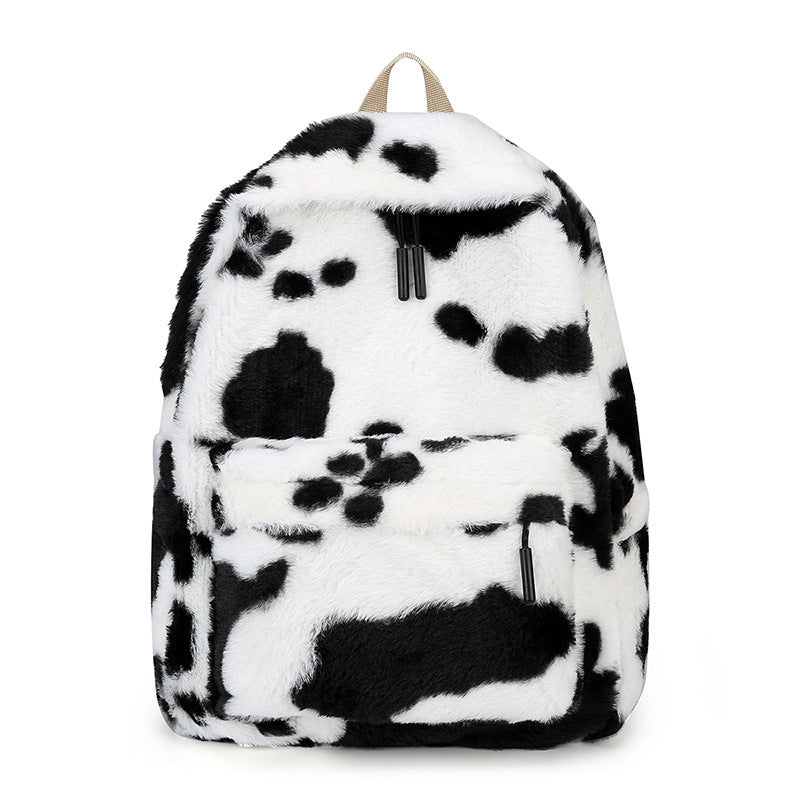 Fall Cute Backpack Student Casual Plush