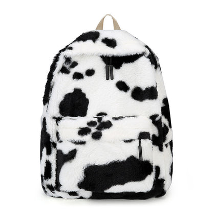 Fall Cute Backpack Student Casual Plush