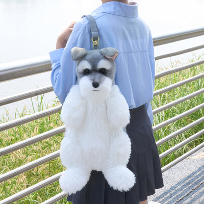 Schnauzer Artificial Dog Backpack Cartoon Puppy Doll