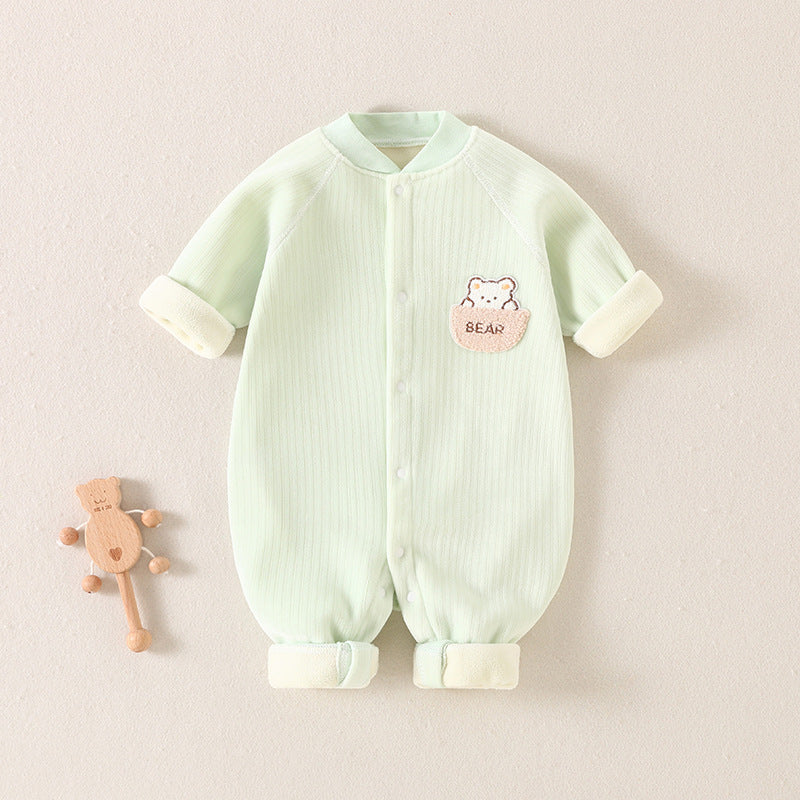The First Winter: Autumn & Winter Newborn Jumpsuit