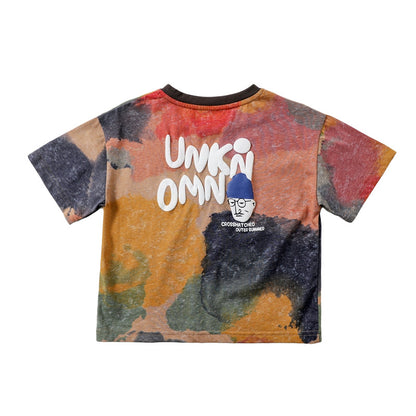 The Bubble Prism: Tie-Dye Bubble-Printed Short-Sleeve T-Shirt