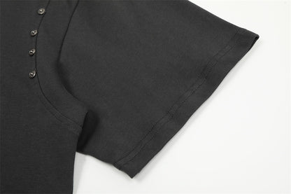 Metal Decorative Rivets T-shirt For Men