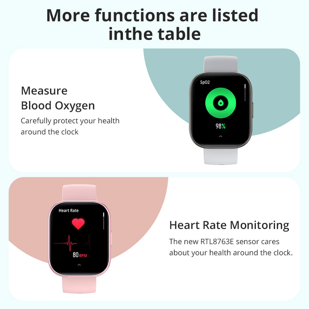 Precision Pulse: High-End IP68 Heart Rate Monitoring Watch