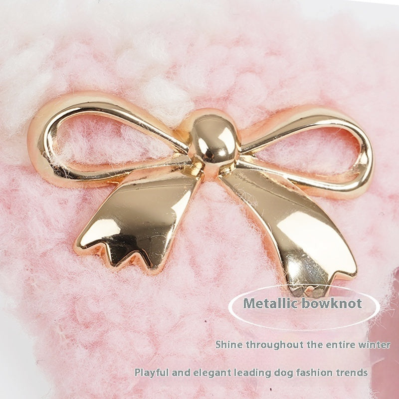 Dog Fleece Vest Chest Strap Pet Hand Holding Rope