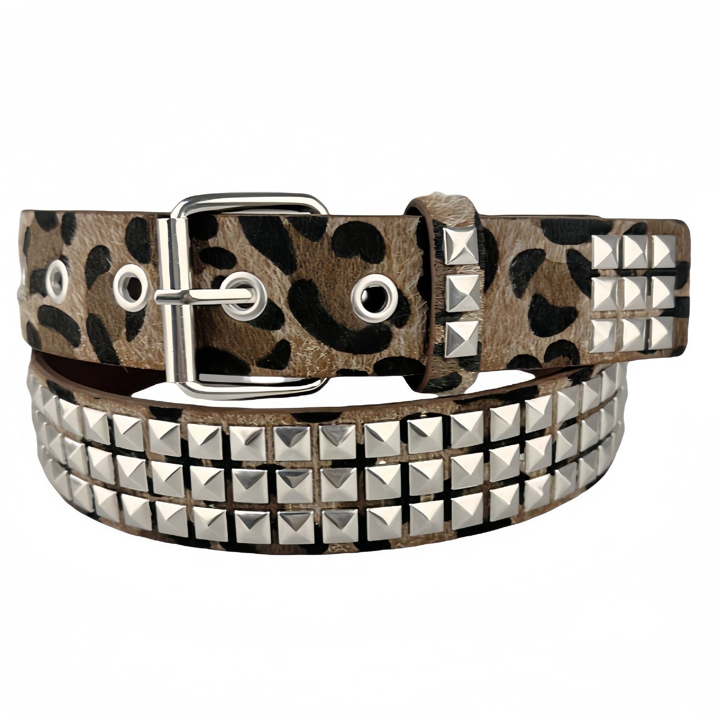 Punk Women's Metal Decorative Rivets Fashion All-match Hip Hop Belt