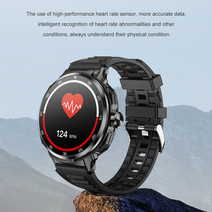 D11 Men's Headset 2-in-1 Smart Call Watch Heart Rate Blood Pressure Sleep Monitoring NFC Access Control