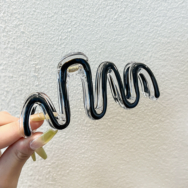 Outing Simple New Oil Dripping Wave Grip