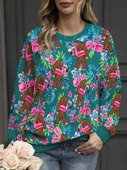 Fashion Casual Printed Long Sleeve Women