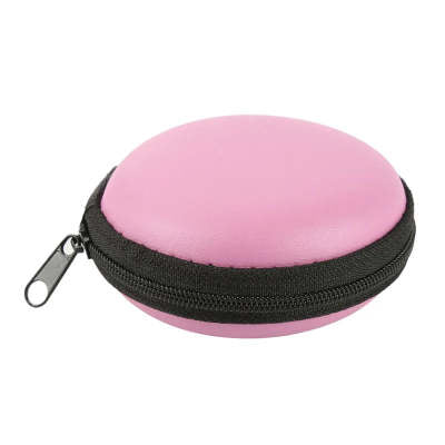 Convenient And Fashionable PU Earphone Zipper Storage Box