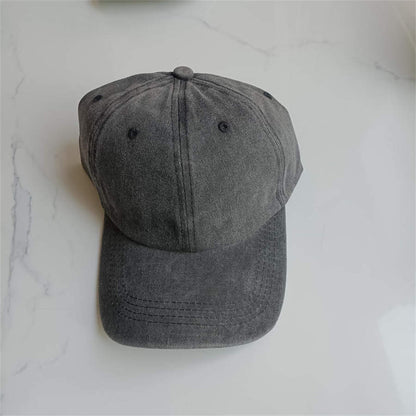 The Heritage Wash: Retro Washed Cotton Peaked Cap