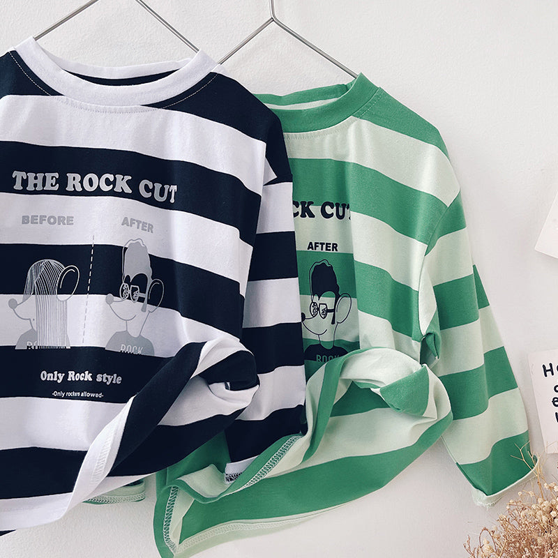 The Linear Thin: Thin Striped Long-Sleeve Performance T-Shirt