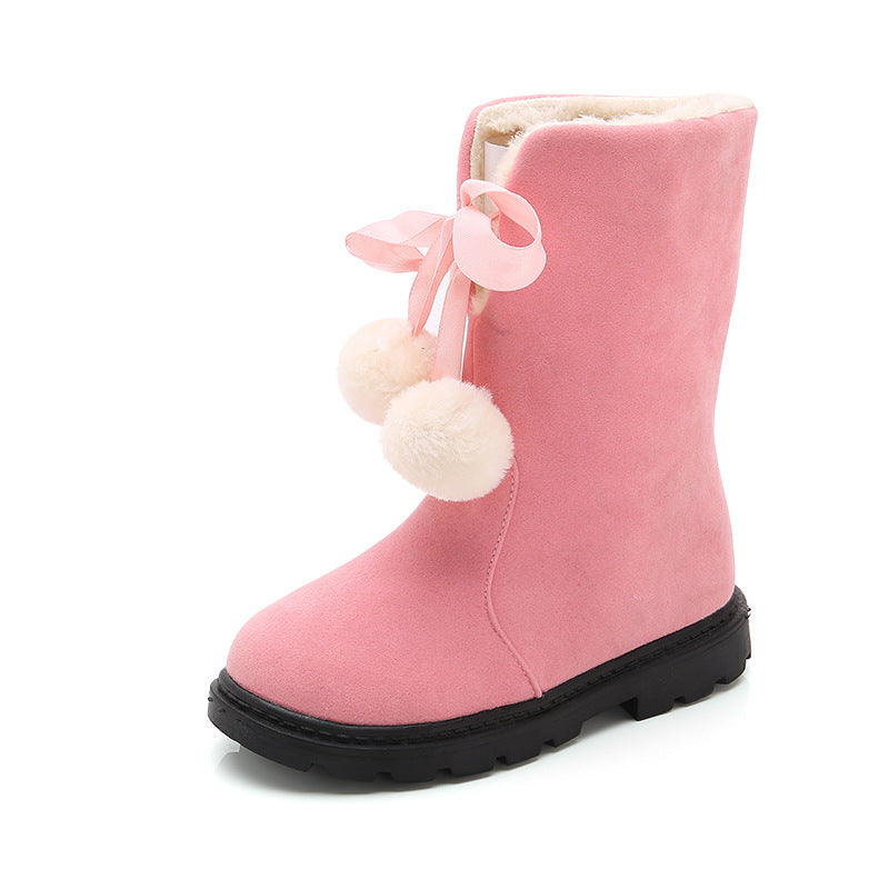 The Winter Princess: Warm Cotton Long Boots
