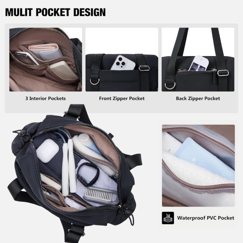 Women's Shoulder Bag Gym Bag Mini Fitness Luggage Bag