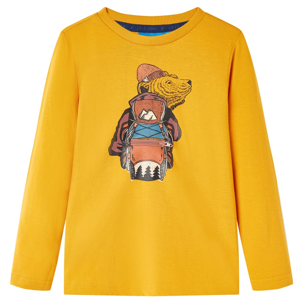 The Ochre Essence: Earth-Toned Long Sleeve Cotton Shirt