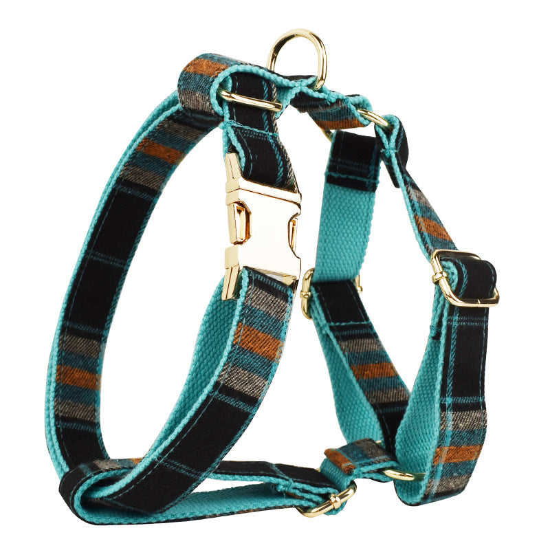 New Green Retro Pet Collar Traction Rope Strap Cute Bow Suit