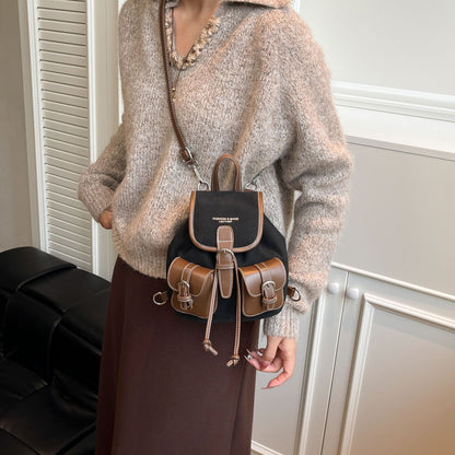 Fashionable All-match Niche Backpack Daily Commuter Bag