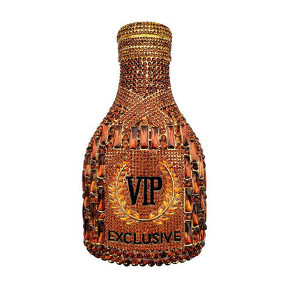 Champagne Bottle Diamond Hand Holding Dinner Bag