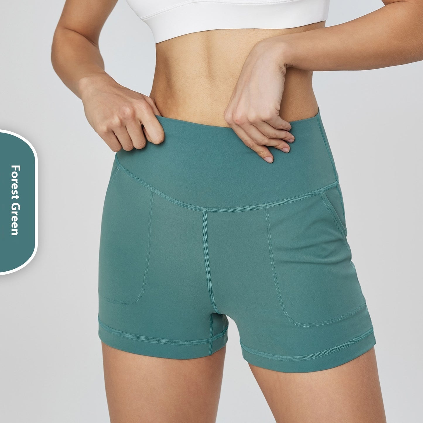 Ice Mint Nude Feeling Yoga Shorts